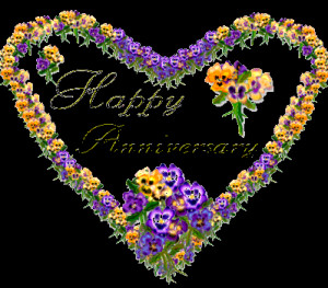 Happy Anniversary Heart Graphic for Fb Share