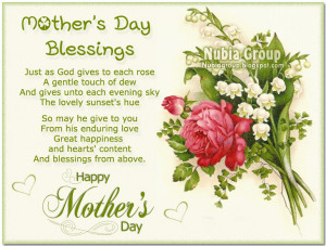 Mother's day Blessings