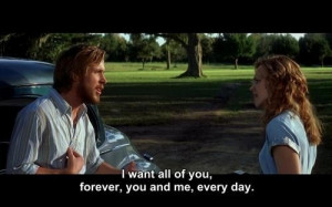 love, notebook, quote, quotes, the notebook