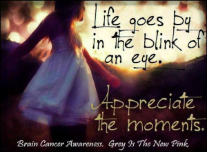 Life goes by in the blink of an eye...