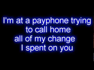Maroon 5 - Payphone ft. Wiz Khalifa LYRICS