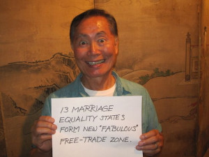 ... Now That The Sanctity Of Marriage Is Destroyed... Yay George Takei