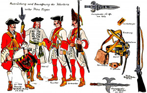 Imperial Austrian Infantry of Prince Eugene.