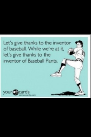 Baseball .... Amen! @Sara Eriksson! ⚾