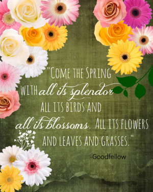 Printable Spring Quotes