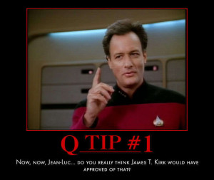 Star Trek) Q Tips