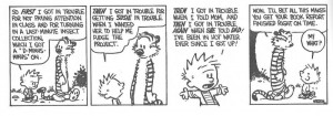Or I could grab the collection of Calvin and Hobbes and make this easy ...