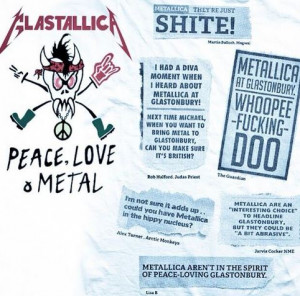 ... , as well a video of Metallica’s entire set at Glastonbury below