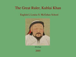Kublai Khan Rex