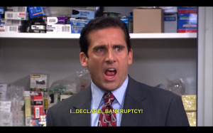 72 notes #Bankruptcy #the office #michael scott #Steve Carell