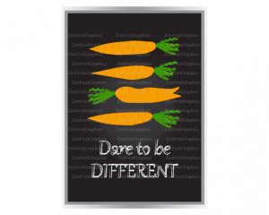 Inspirational quote Kitchen wall decor Orange carrots print Printable ...