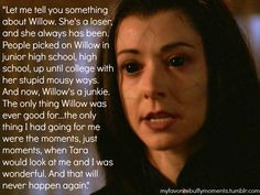Buffy the Vampire Slayer. Dark Willow :( RIP Tara ♥ More