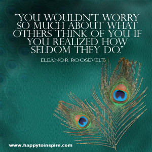 Art Quote of the Day: Don't worry so much