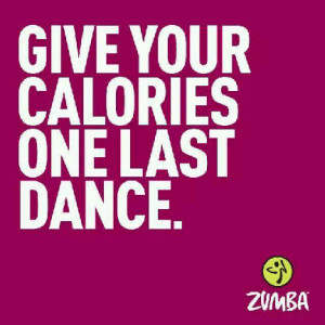 give your calories one last dance