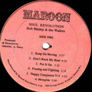 Bob Marley And Wailers Soul