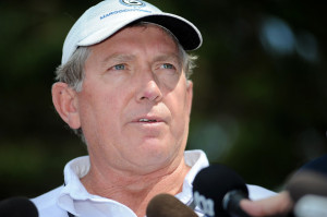 Tim Ryan Maroochydore SLSC president Tim Ryan reads a statement