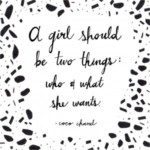 FANCY LITTLE PHRASESMore wise words from style icon, Coco Chanel. Be ...