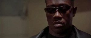 Wesley Snipes as Blade in Blade (1998)