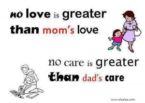 No Love is Greater than Mom’s Love