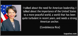 More Condoleezza Rice Quotes