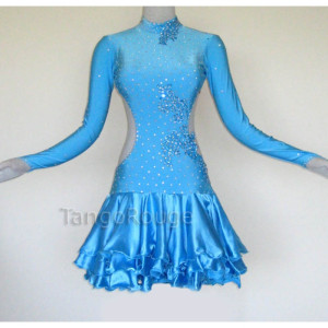Blue Ice Skating Dresses