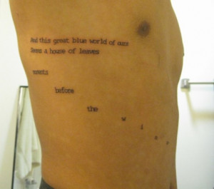 Literary Tattoo Ideas: Quotes from Books