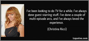 More Christina Ricci Quotes