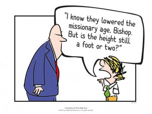 Extra Smile cartoon. Don't you worry: height isn't part of the mission ...