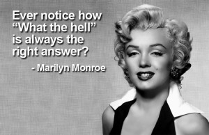 ... the right answer marilyn monroe copyright 2011 collective quotes
