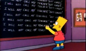 See All 288 Bart Simpson Chalkboard Quotes