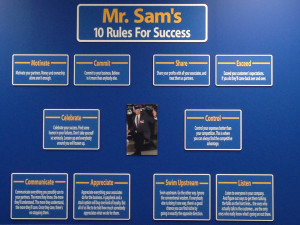 ... to read so I better re-state Mr. Sam Walton’s 10 Rules for Success