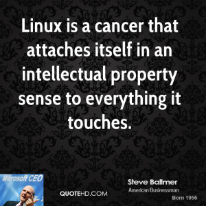 ... itself in an intellectual property sense to everything it touches