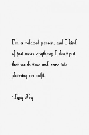 View All Lucy Fry Quotes