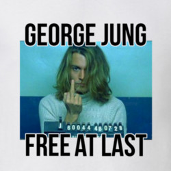 boston george jung free at last johnny depp blow mugshot t shirt