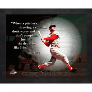 Stan Musial St. Louis Cardinals Pro Quotes Framed 16x20 Photo