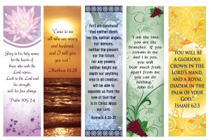 free download printable christian bookmarks bible quotes