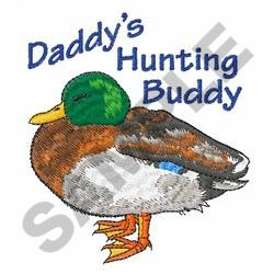 DADDYS HUNTING BUDDY embroidery design