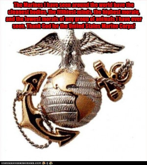 ... . Thank God for the United States Marine Corps!