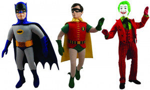 1966 Batman, Robin and Joker 17 inch talking figures