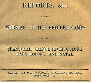 CONCENTRATION CAMP:BOER WAR