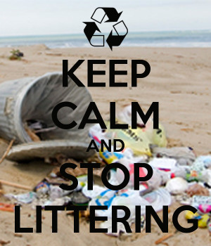 Keep Calm And Stop Littering 36png picture