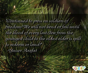 Continued to press on soldiers of freedom!