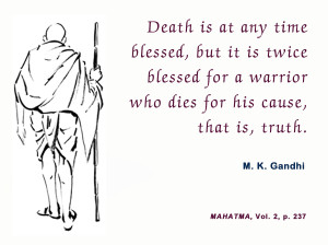 Mahatma Gandhi Quotes on Death