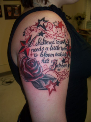 Rose Tattoos With Quotes. QuotesGram