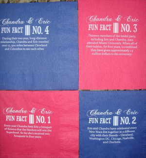 ... first dates, etc. And of course, in your coordinating wedding colors