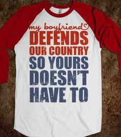 My Boyfriend Defends Our Country (So Yours Doesn't Have To) (Baseball ...