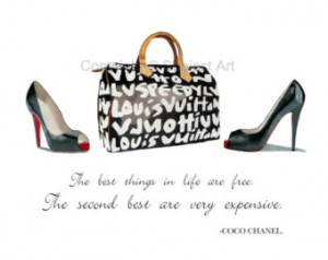 Fashion Quotes On Handbags Coco Chanel Quote Fashion