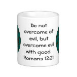 Bible Verses Love Quote Saying Romans 12:21 Playing Cards