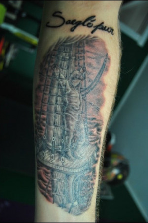 ... tattoo. Rime of the ancient mariner.: Major Tattoo, Ancient Marines