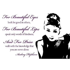 Dictionary definition for Audrey Hepburn reads....class!
